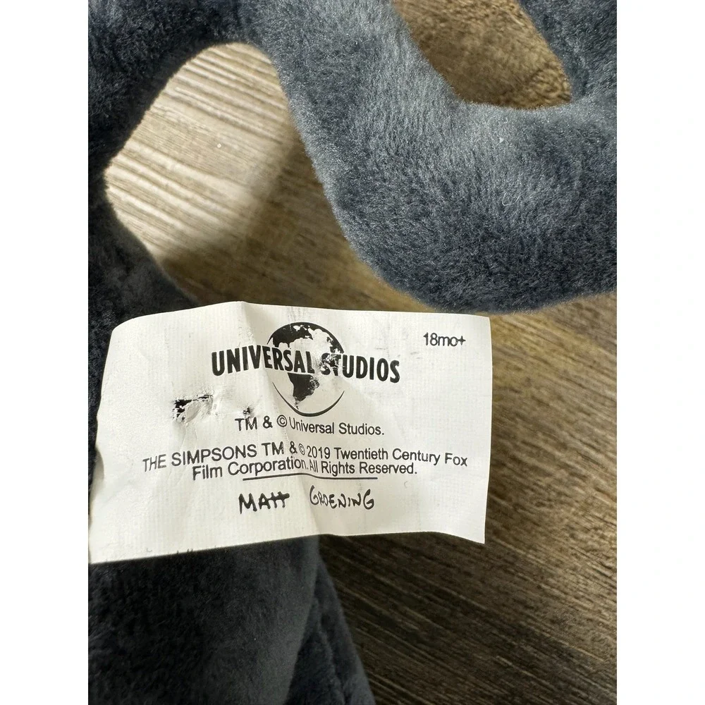 Universal Studios The Simpsons Snowball II Black Cat Plush 2019 Matt Groening‎